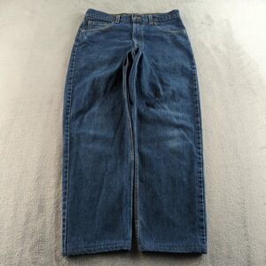 Vintage Levis 550 Jeans 34 (Fits 32x29) Blue Relaxed Wide Baggy Skater Made USA
